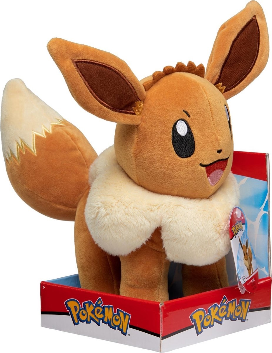 EEVEE POKEMON PLUSH SOFT TOY WICKED COOL TOYS