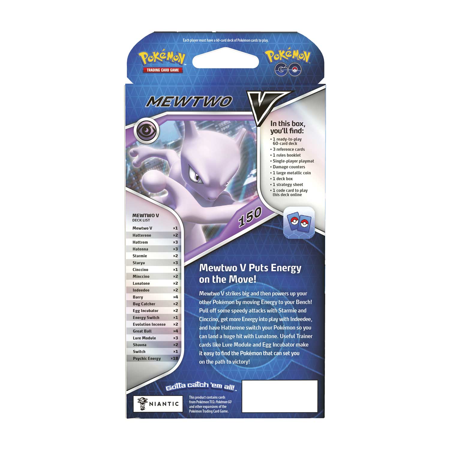 Mewtwo V Pokémon TCG: Pokémon GO, Pokémon