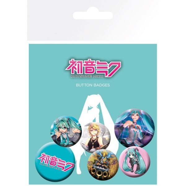 HATSUNE MIKU - badge pack mix